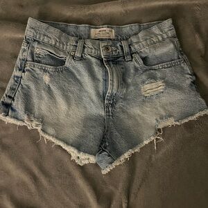 Denim shorts